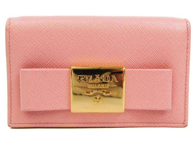 Prada Saffiano Pink Leder  ref.841223