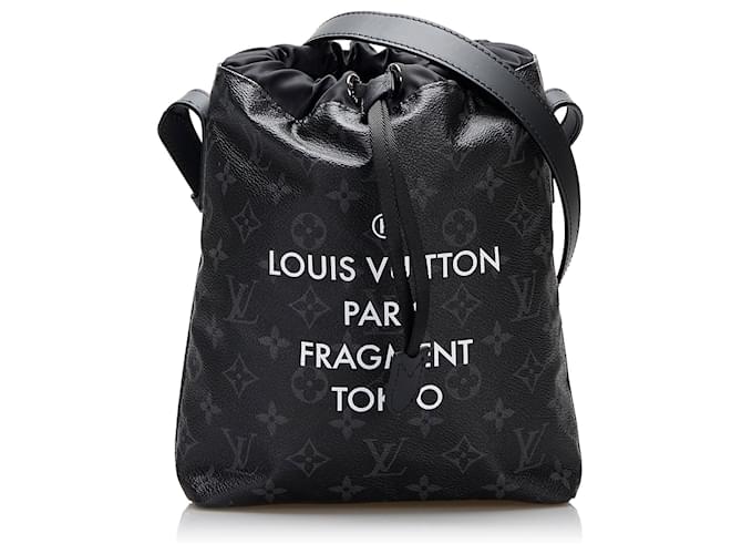 Louis Vuitton Brown Monogram Mini Lin Bucket PM Leather Cloth Pony