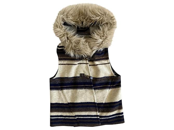 Zara Coats, Outerwear Multiple colors Wool  ref.841869