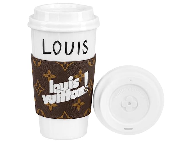 Louis Vuitton Copa LV Louis con monograma Blanco  ref.841879