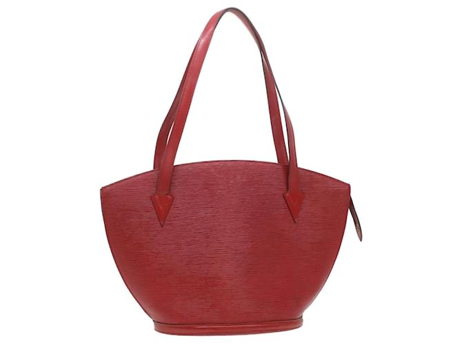 LOUIS VUITTON Epi Saint Jacques Shopping Shoulder Bag Red M52277 LV Auth th3414 Leather  ref.842961
