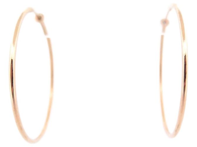ORECCHINI VANRYCKE MARGHERITA HOOPS IN ORO ROSA 18ORECCHINI K D'oro