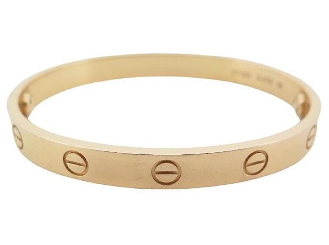 CARTIER LOVE CRB BRACELET6035516 In yellow gold 18K 16 CM BOX