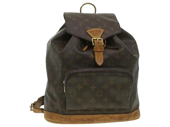 Louis Vuitton Monogram Montsouris Gm Backpack M51135 Lv