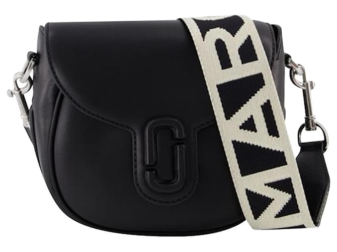 The Small Saddle Bag - Marc Jacobs - Leather - Black Pony-style calfskin  ref.843660