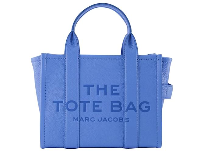 The Mini Tote Bag - Marc Jacobs - Leather - Blue ref.843682 - Joli
