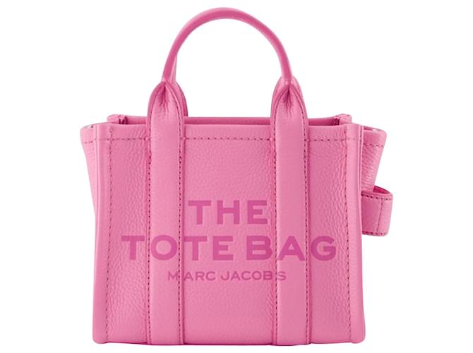 The Micro Tote Bag - Marc Jacobs - Leather - Pink ref.843709 - Joli Closet