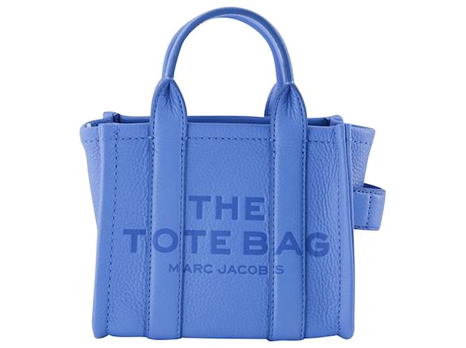 Le Micro Tote Bag - Marc Jacobs - Cuir - Bleu  ref.843751