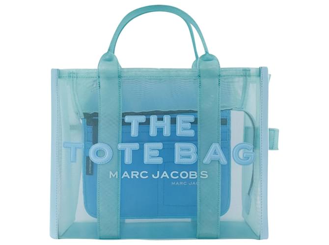 Bolsa Tote Média - Marc Jacobs - Nylon - Azul  ref.843756