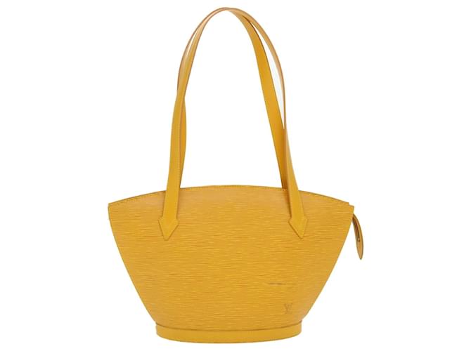 LOUIS VUITTON Borsa a tracolla shopping Epi Saint Jacques Giallo M52269 auth 38076 Pelle  ref.844084