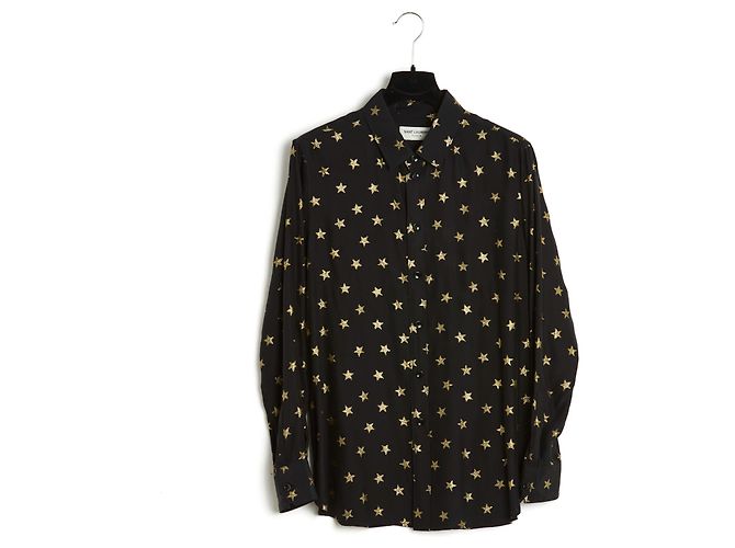 Saint Laurent BLACK STAR GLITTER EN36/38