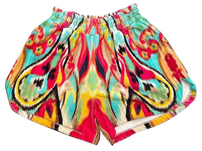 Etro Pantalones cortos Multicolor Algodón  ref.844177