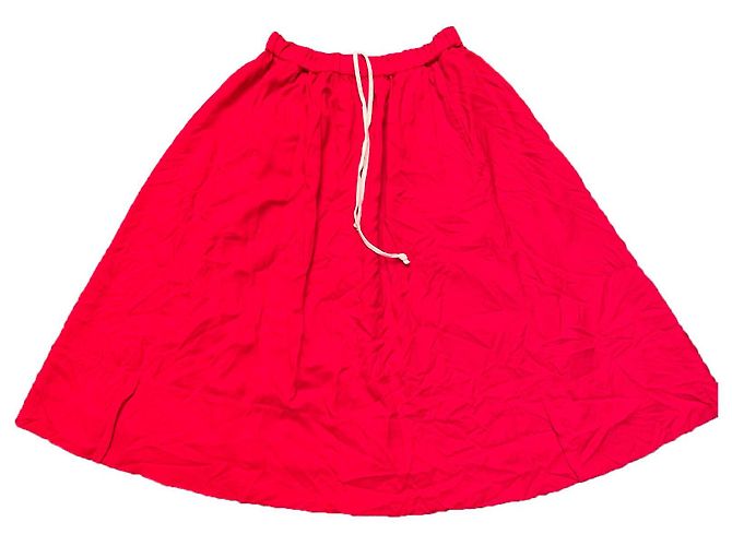 Falda roja de poliéster Comme Des Garcons