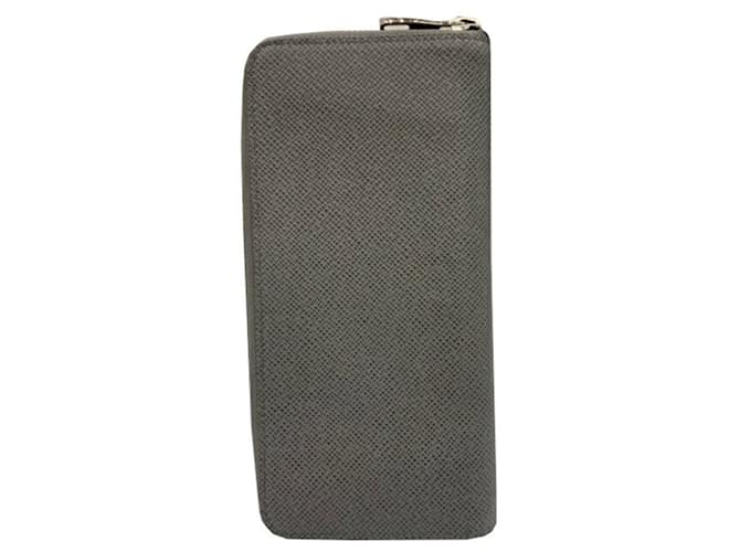 Louis Vuitton Zippy Wallet Vertical Grey Leather  ref.844219