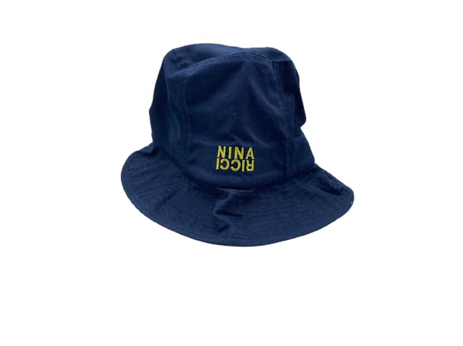 NINA RICCI  Hats T.International S Cotton Navy blue  ref.844443