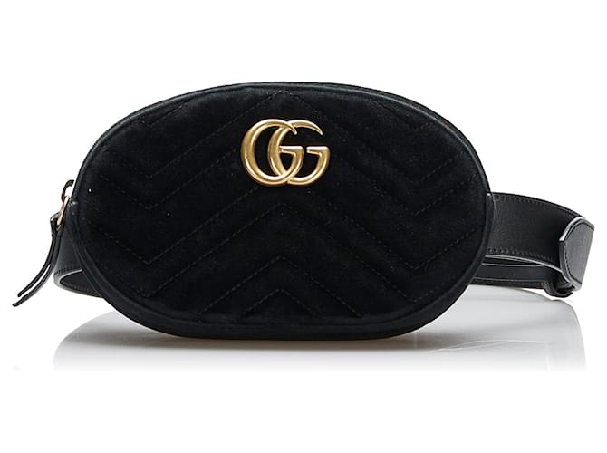 Gucci Gg Marmont Clutch Bag in Black