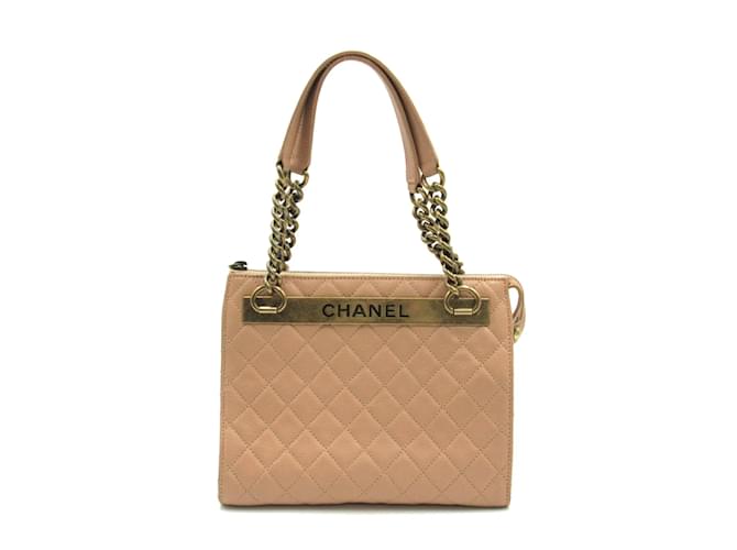 Chanel Quilted leather 31 Rue Cambon Shoulder Bag Pink Pony-style calfskin  ref.845097 - Joli Closet