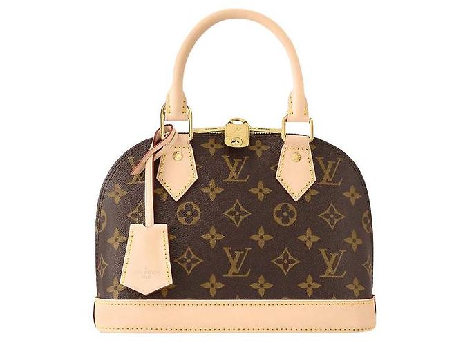 Borsa Louis Vuitton Alma BB Monogram Canvas Marrone