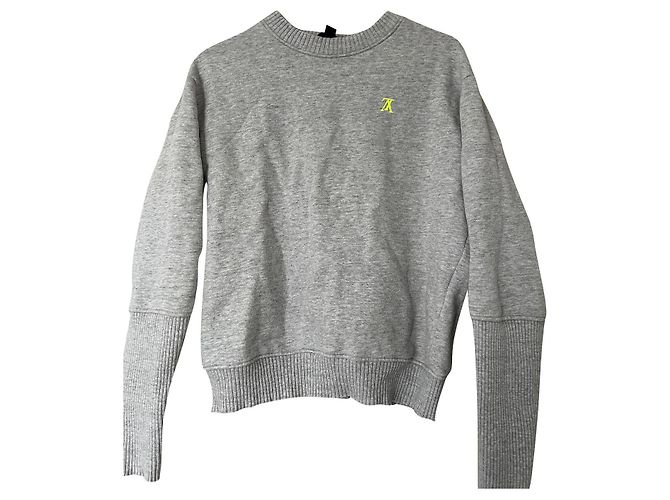Moletom Louis Vuitton Uniforme Cinza Algodão