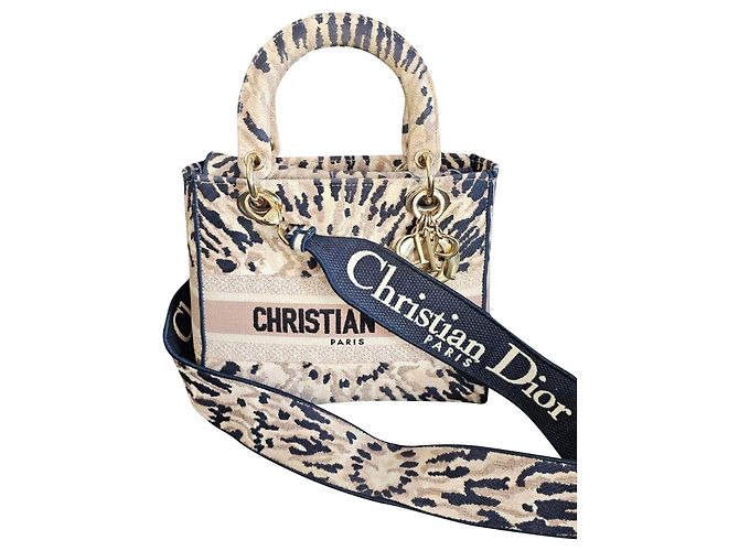 Borsa Christian Dior Lady Dior Media Leopardata Stampa leopardo