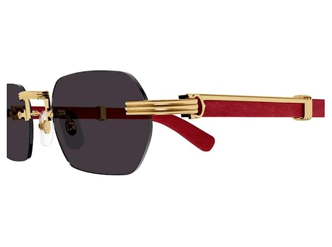 Cartier Men's Leather-Trim Metal Aviator Sunglasses - Bergdorf Goodman-mncb.edu.vn