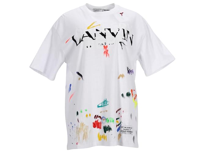 Lanvin X Gallery Dept. ロゴ刺繍 Tシャツ 新品未使用 Lanvin x Galleria Dip. T-Shirt Stampa Loghi Con Segni Di
