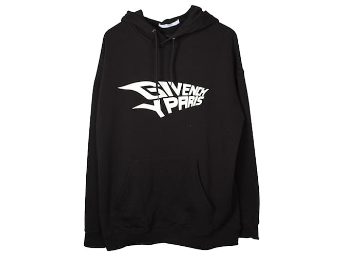 Givenchy Extreme Logo Glow in the Dark Hoodie in Black Cotton  ref.846578