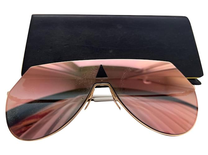 Fendi Sunglasses Golden Gold hardware Metal  ref.846783