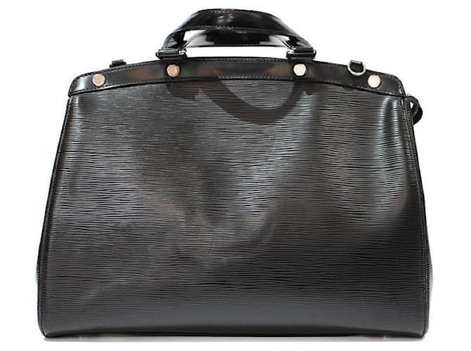 Louis Vuitton Handbags Black Leather  ref.846814