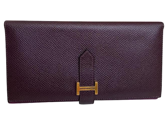Hermès Bearn Wallet Leather  ref.846822