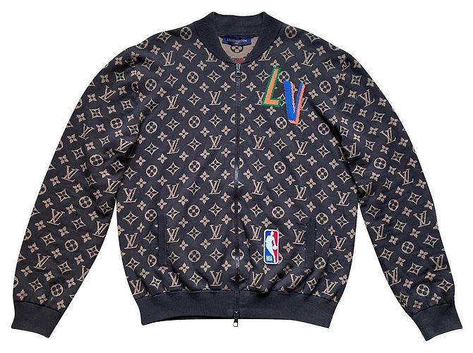 Jaqueta Louis Vuitton x NBA Marrom