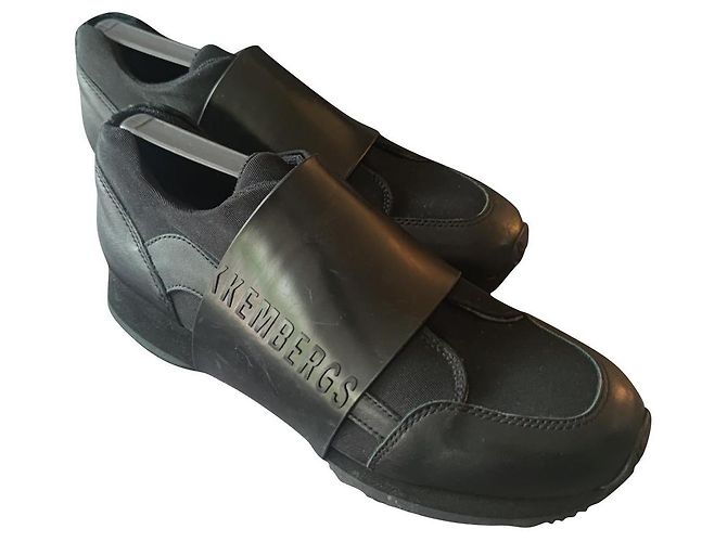 Dirk Bikkenbergs Baskets Dirk Bikkembergs en cuir et textile noir Taille 42