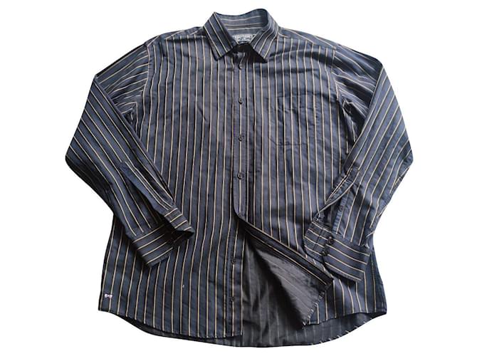 Autre Marque chemises Coton Bleu Marine  ref.848320