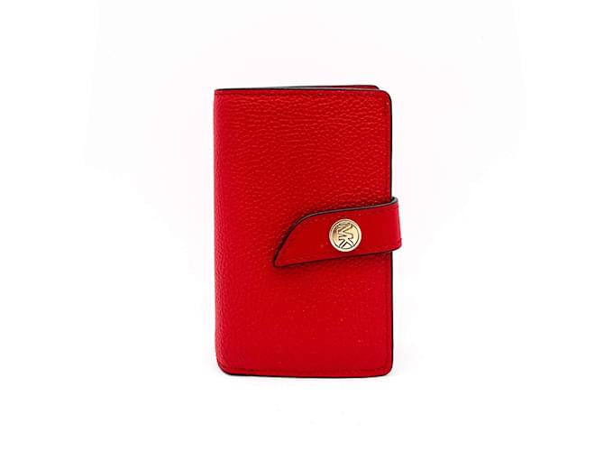 Michael Kors Envelope Wallet aus rotem Leder  ref.848591