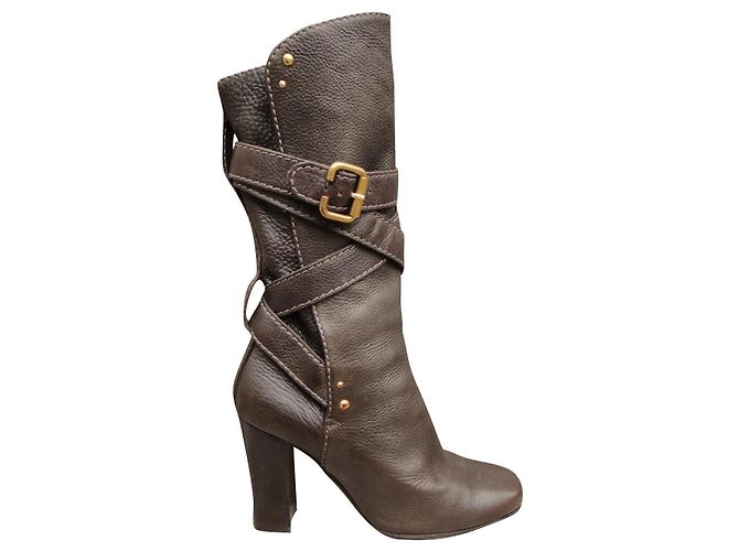 Chloé p botas 39 Nova Condição Marrom