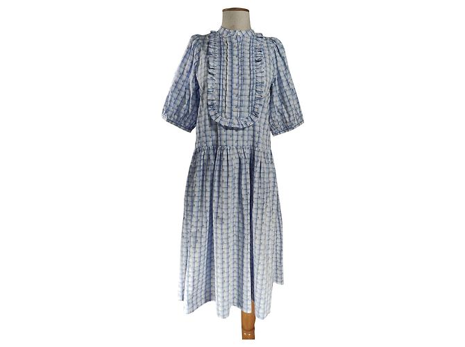 Stella Nova Blue Cotton Dress