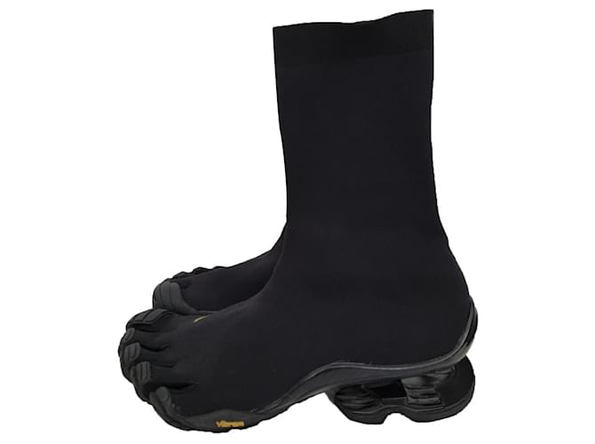 Balenciaga Sneakers Black Cotton  ref.848663