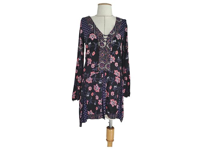 Vestido Anna Sui x O'Neill de viscose