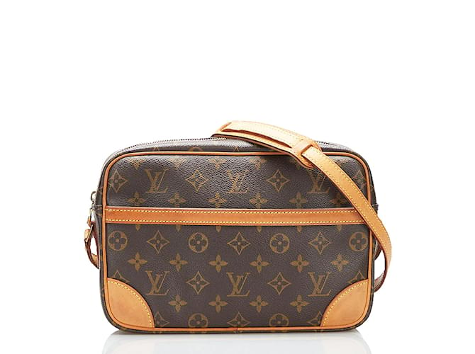 Brown Louis Vuitton Monogram Trocadero 27 Crossbody Bag