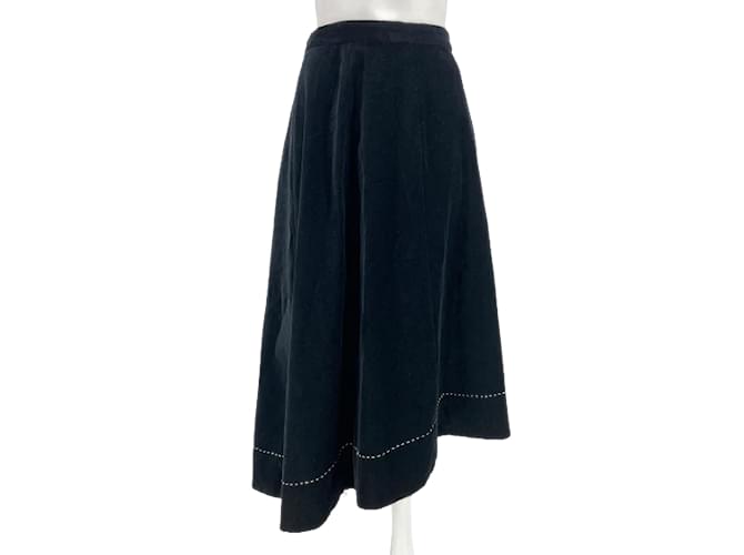 COMME DES GARCONS  Skirts T.International M Velvet Black  ref.848998