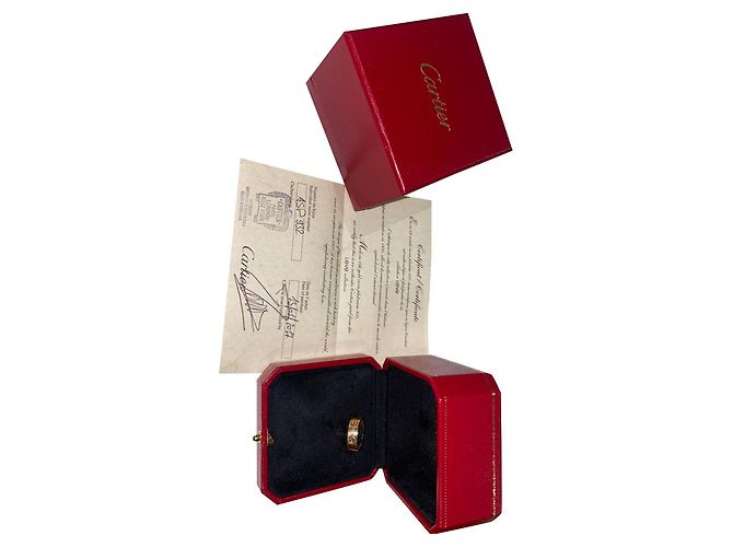 Anillo Cartier Love en oro rosa