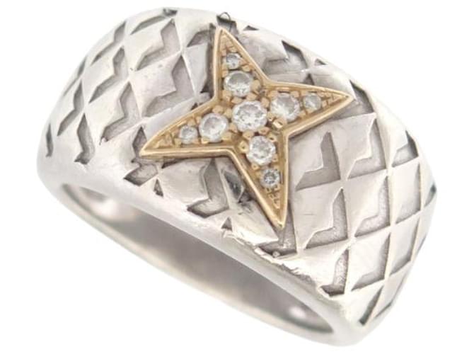 MAUBOUSSIN RING MY NEW STAR IS YOU 52 IN SILVER YELLOW GOLD  