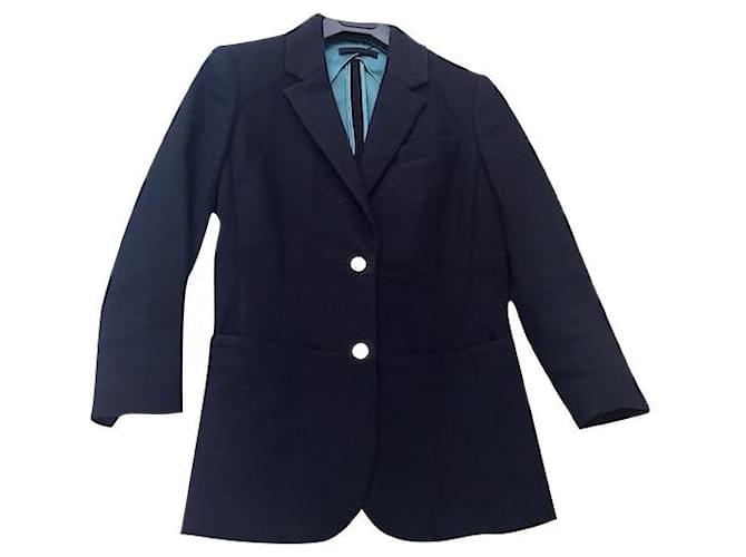 blazer/jaqueta The Row Azul marinho Algodão  ref.849599