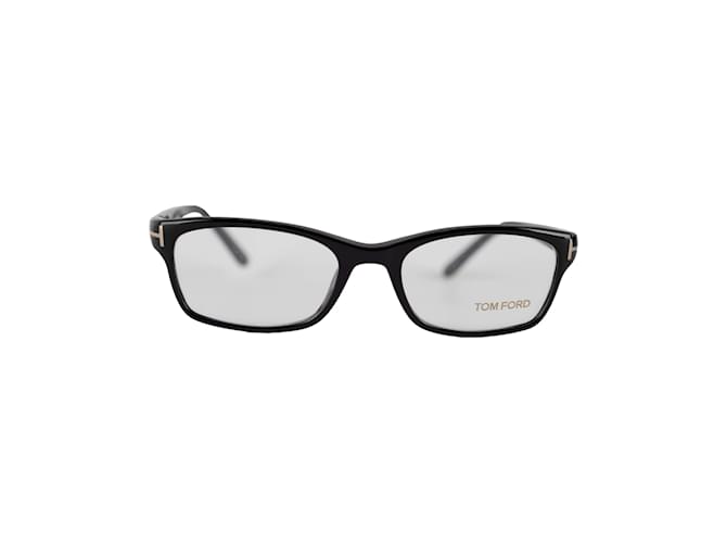 Tom Ford Rectangular Eyeglasses Black Acetate  ref.849699