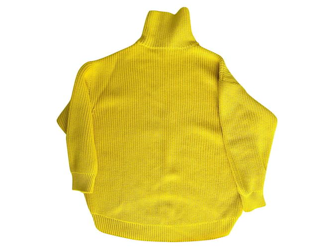 Givenchy Oversized Sweater Yellow Wool  ref.849706