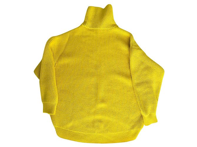 Pull oversize en grosse maille Givenchy jaune