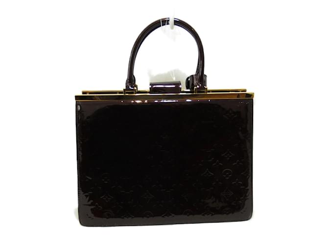Louis Vuitton Monogram Vernis Deessee GM Leather Handbag M91750 in Excellent condition Red  ref.850222