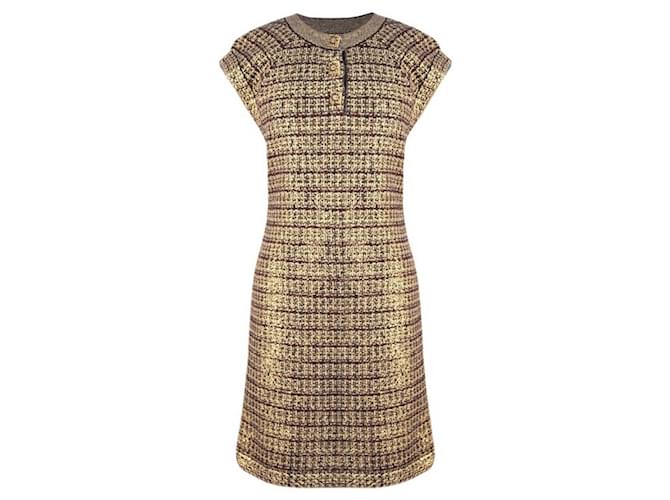 Chanel CC Jewel Buttons Dress Multiple colors Wool ref.850233