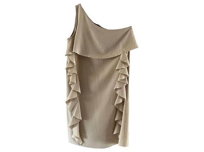 Top monospalla beige Pinko