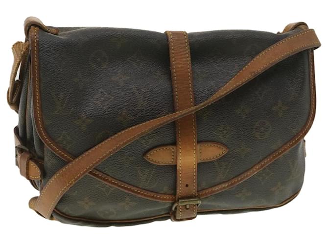 Louis Vuitton Monogram Saumur 30 Shoulder Bag M42256 LV Auth tb559 Cloth  ref.850338